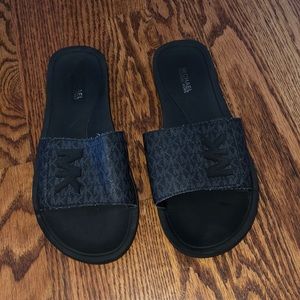 Michael Kors black Slides